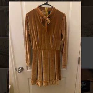 Valfre Gold Dress Size Large